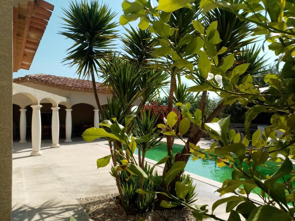 Bienvenue A L Hacienda Villa Magalas Luaran gambar